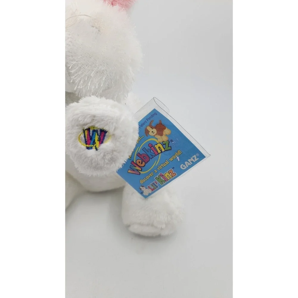 Webkinz‎ White Rabbit Plush Stuffed Animal Code HM078 With Tag
